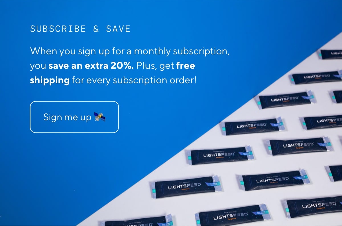 Cheers Introducing our new brand Lightspeed! + 20 off code inside