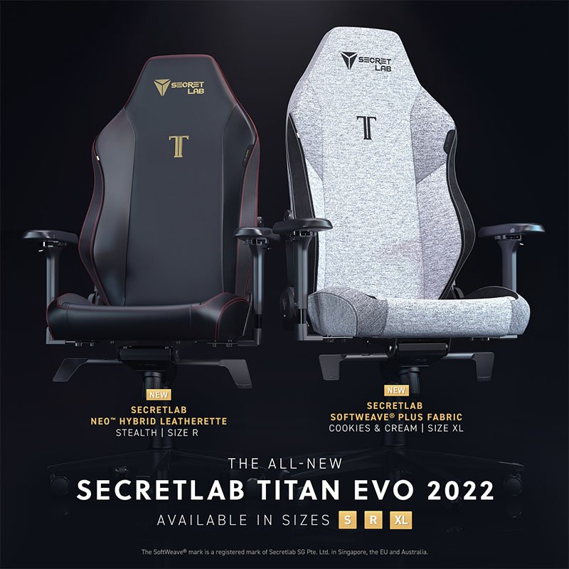 Titan 2022 evo lab secret Secretlab Titan
