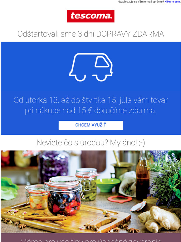 Zavrate? Vetko potrebn vm dorume zdarma