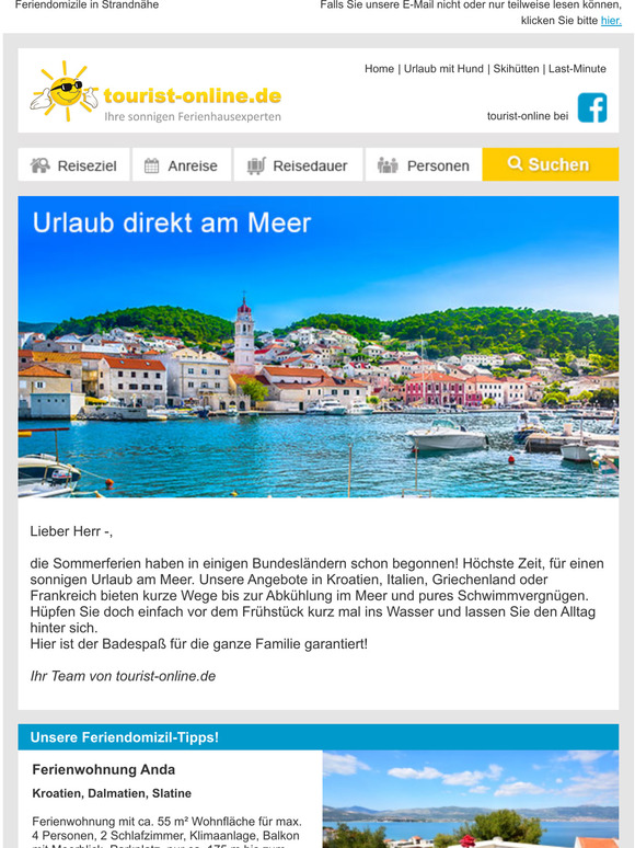 Sonne, Strand und viel Meer!