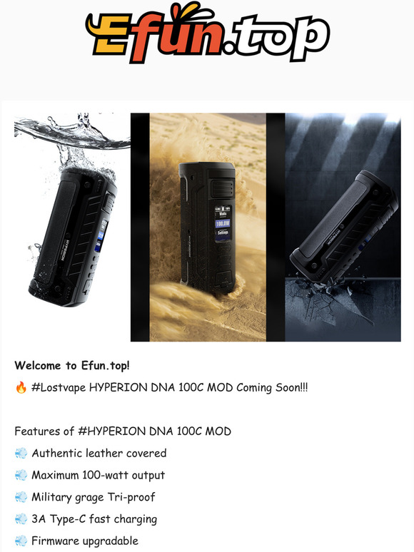 Lostvape Hyperion DNA 100C Mod New Arrival