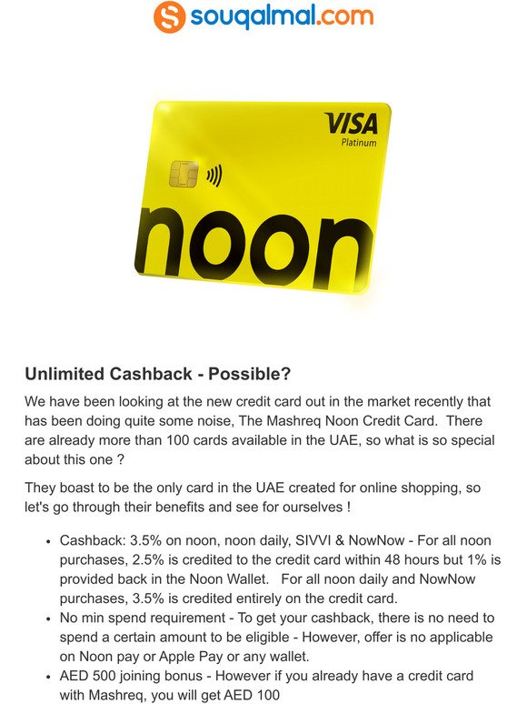 New Alert : Unlimited 1% cashback in your pocket