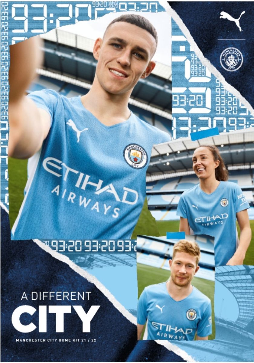 Manchester City 2021/22 93:20 Home Kit by PUMA