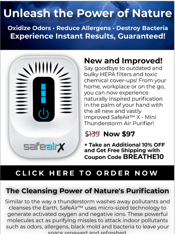 Instantly Refreshing Savings