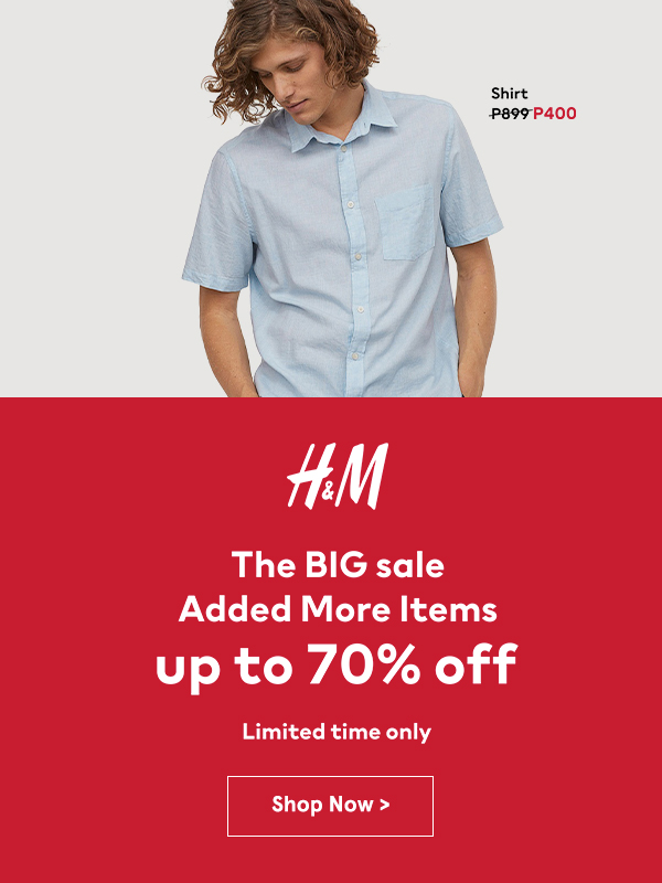 h&m 70 off