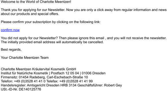 Almost done: Please confirm your newsletter subscription