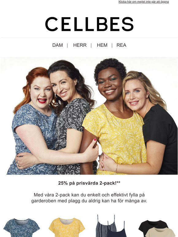 25% pa 2-pack - betyder dubbelt sa prisvart.