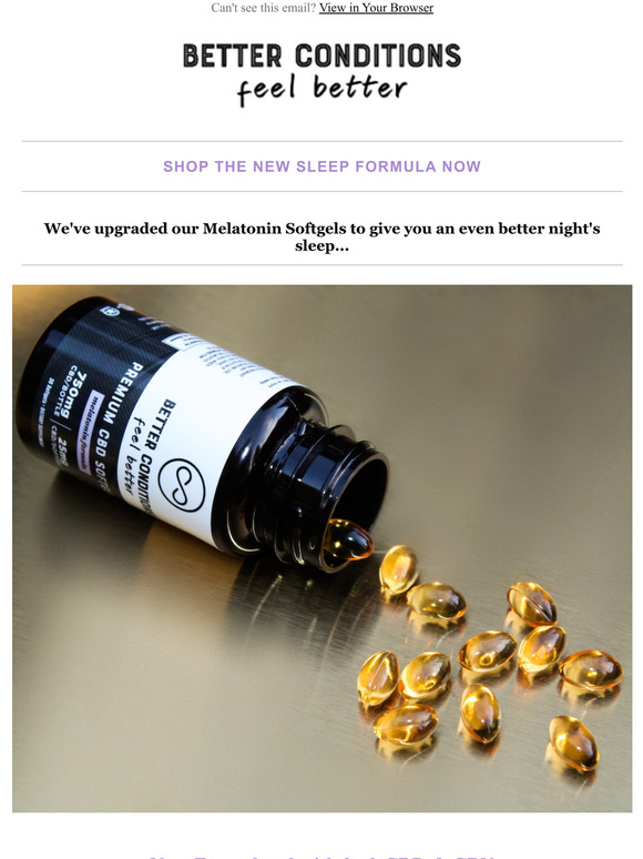 New & Improved Melatonin Softgels!