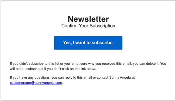 Confirm Your Subscription