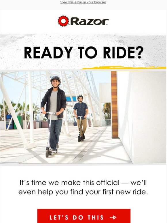 Get Ready to Ride! 