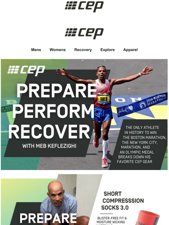 CEP Compression Sportswear CEP EXCLUSIVE Secrets to Success From Meb