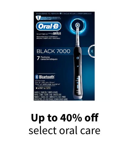 Up to 40% off select oral care