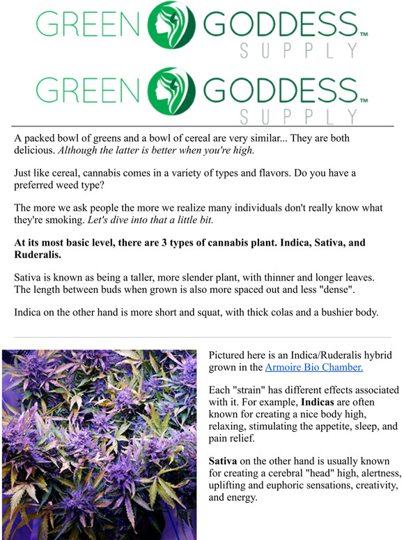 Green Goddess Supply, LLC What's the difference? Milled