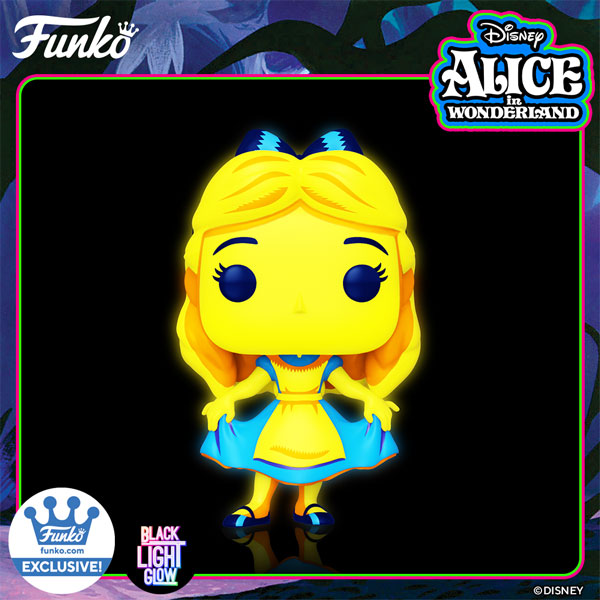 alice in wonderland funko pop blacklight