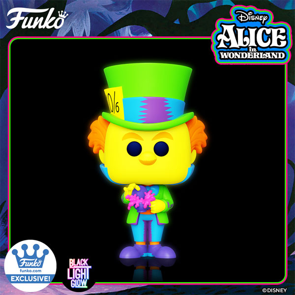 black light alice in wonderland funko