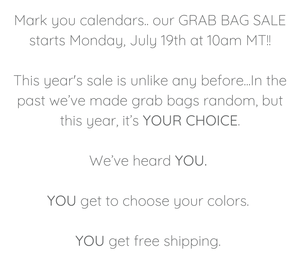 Saranoni Luxury Blankets GRAB BAG SALE Mark your calendars! Milled