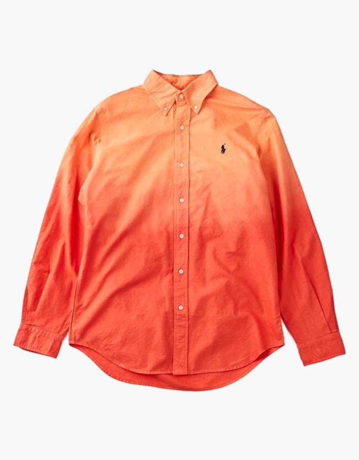 Long Sleeve-Sport Shi Orange