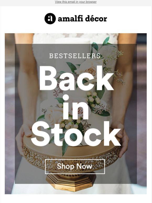 Our Bestselling Cake Stands are Back in Stock