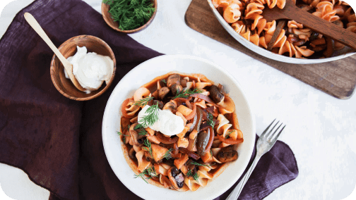 Mushroom Stroganoff