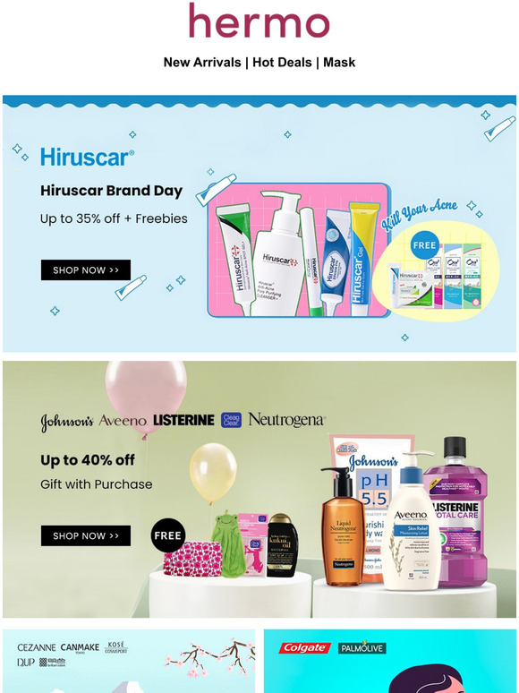 Hermo MY: Hey, you are invited to Hiruscar & Colgate brand ...