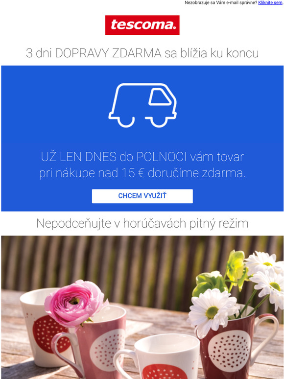 Vetko potrebn pre pitn reim dorume ZDARMA