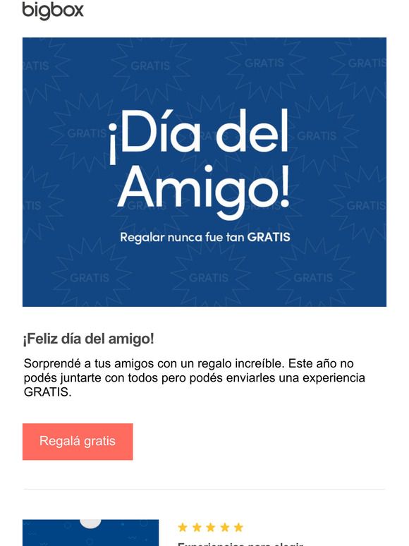 Sorprend a tus amigos con un regalo 100% gratis!