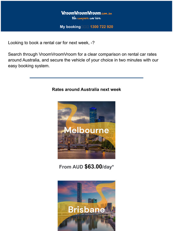 VroomVroomVroom Australia Fast. Easy. Reliable. Book your next rental