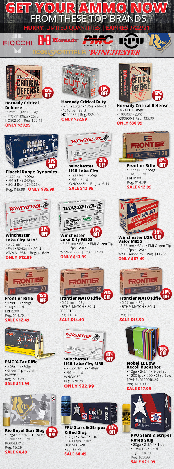 Natchez Shooters Supplies Get Your Ammo Now! Milled
