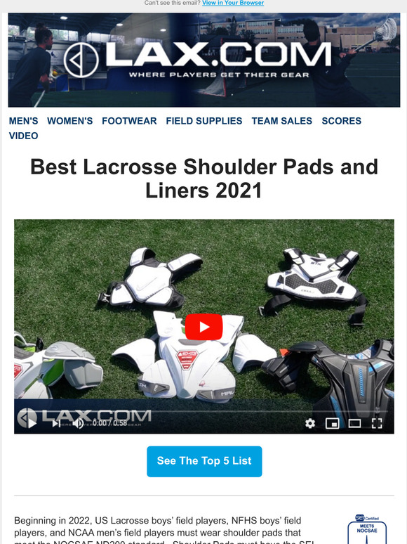 Upgrade Your Shoulder Pads This Summer To Meet The New Safety