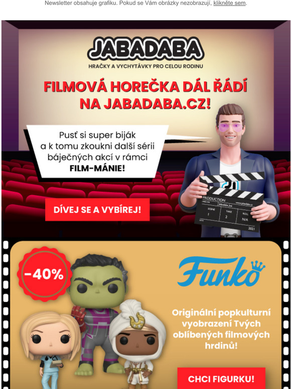 Filmov horekapokrauje! Udlej si popcorn a poj se mrknout!