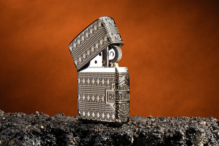 Zippo 2021 Collectible HarleyDavidson Zippo Lighter Milled