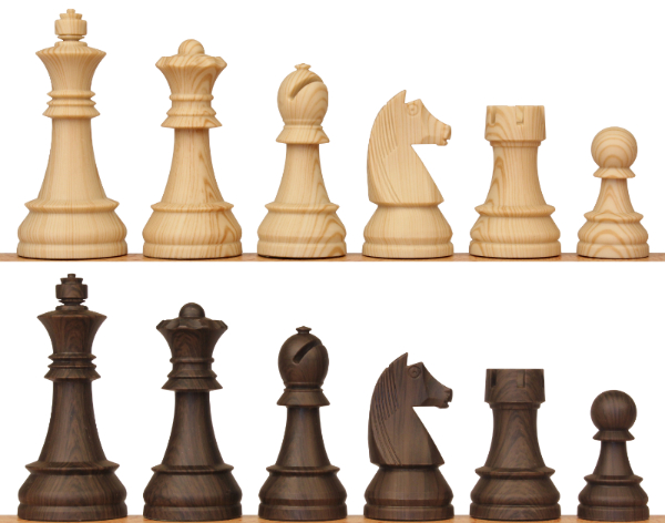 WE Games English Staunton Wood Chess Pieces, Treasure Box