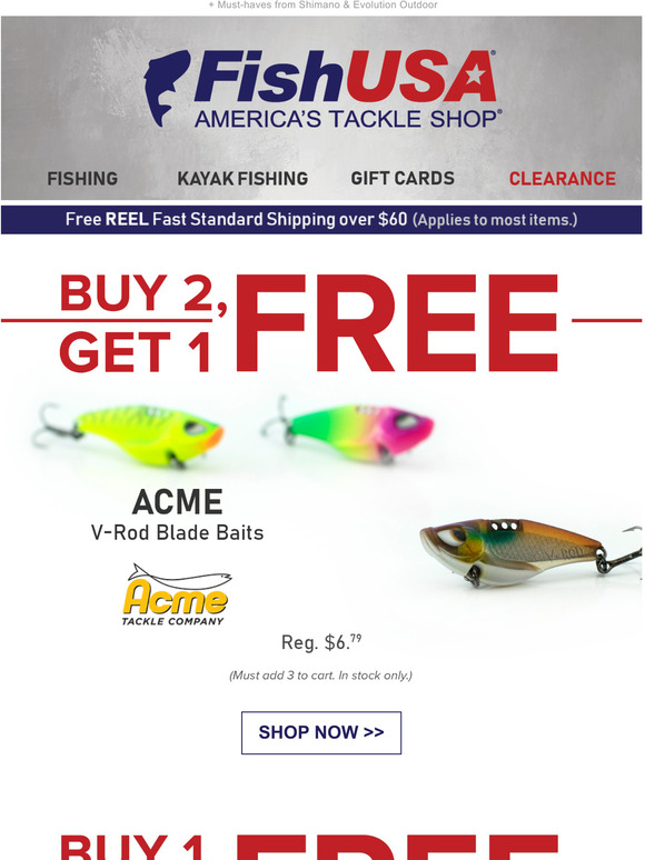 acme v rod lure