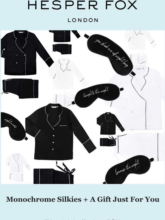 20% OFF Monochrome PJs + A Gift For You