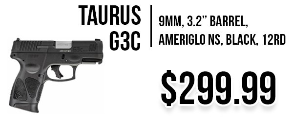 Taurus G3c available at Impact Guns!