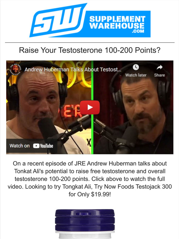 The Testosterone Booster from The Joe Rogan