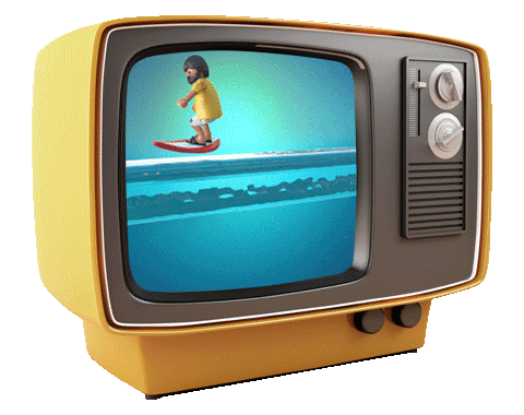 Fernseher TV Retro Röhrenfernseher Monitor Playmobil 