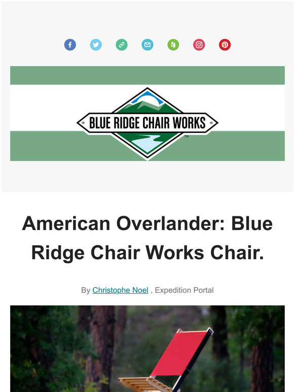 Blue ridge chair works landing pad sale