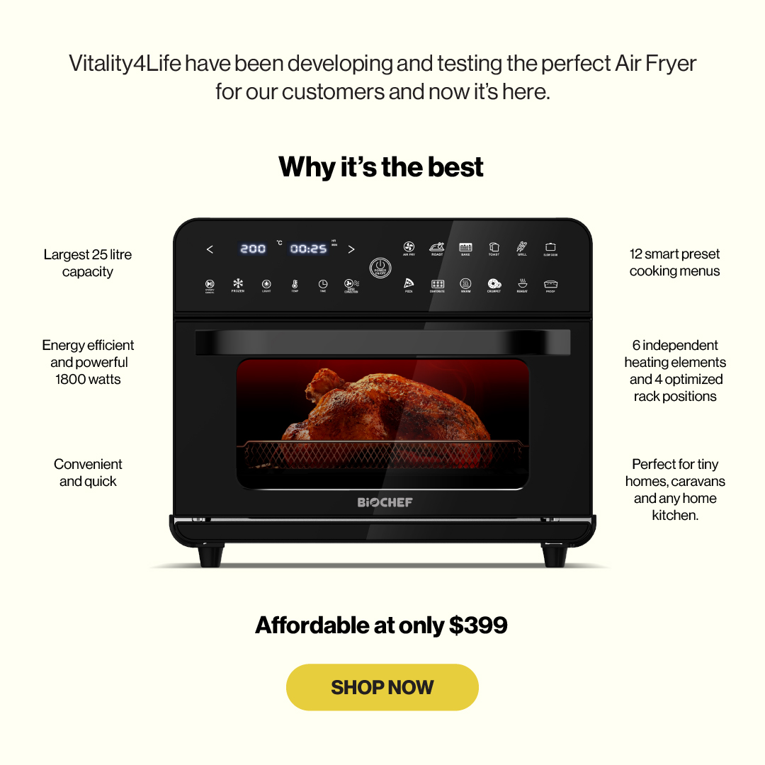 Vitality 4 Life Australia: NEW and best BioChef Air Fryer Multi Oven