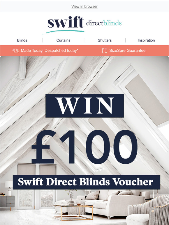 Hey there, want to win a 100 Swift Voucher?