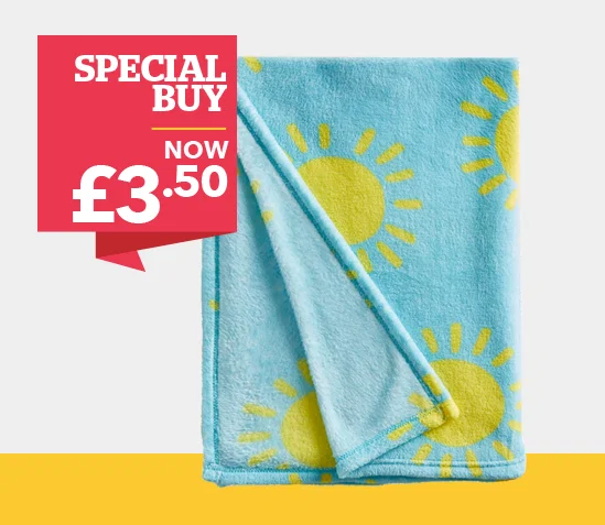 Sunshine Fleece Blanket