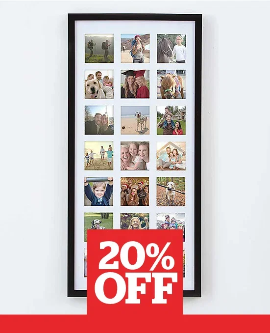 XL Black Multi App Photo Frame