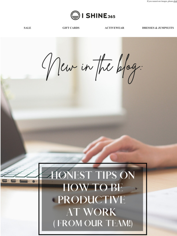 New in the blog! Honest tips on how to be productive at work ( From our team!)