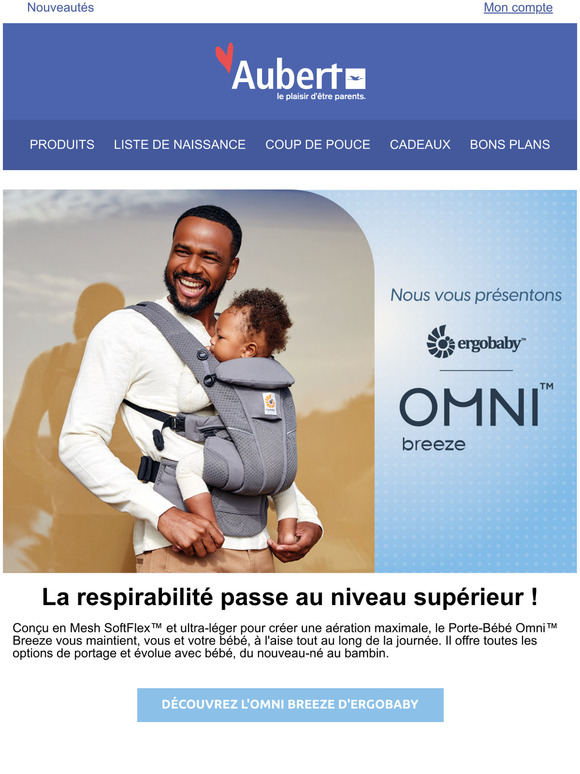 Aubert Nouveau Le Porte Omni Breeze D Ergobaby Est Disponible Milled
