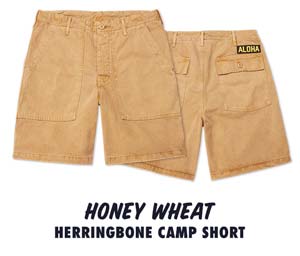 Birdwell: Just In: Herringbone Camp Shorts | Milled