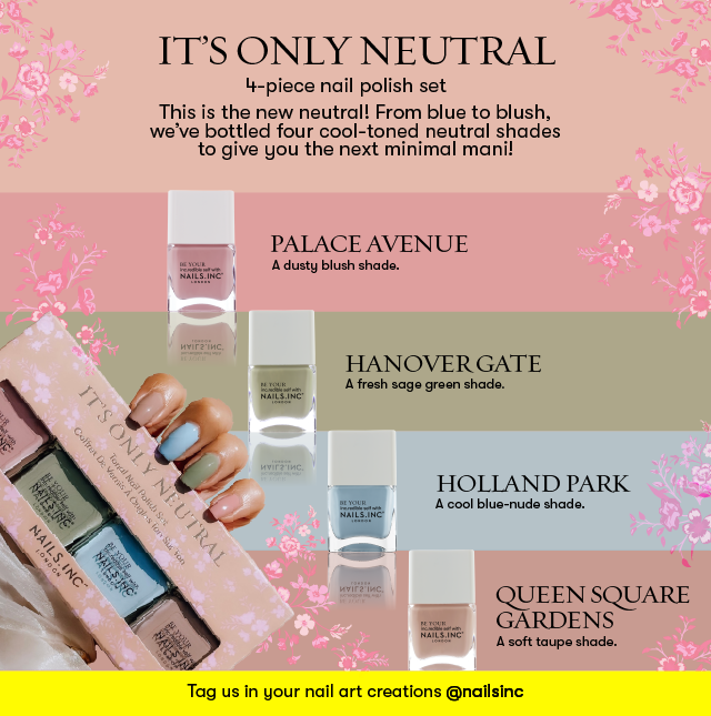 Nails Inc: NEW! The only neutral set you need for only 22! | Milled