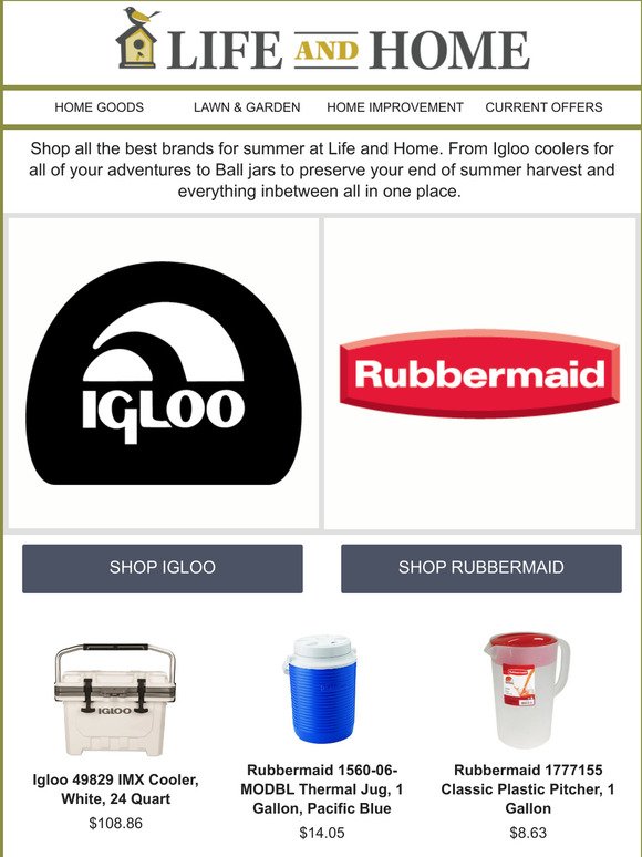 Find the Best Brands at Life and Home