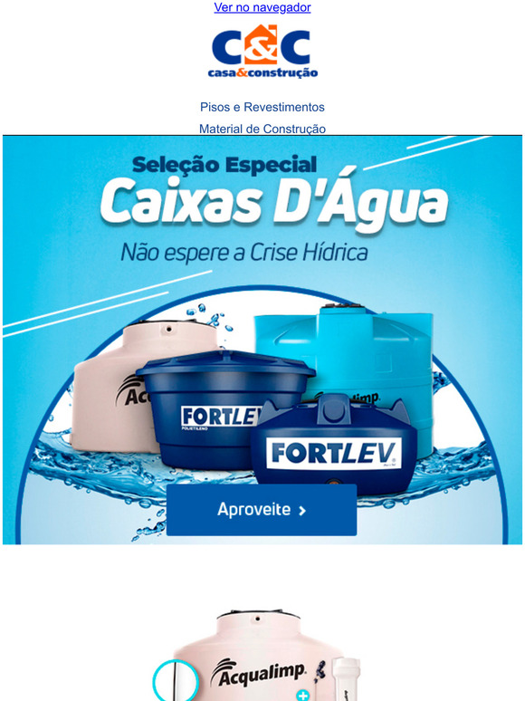 No espere a crise hdrica