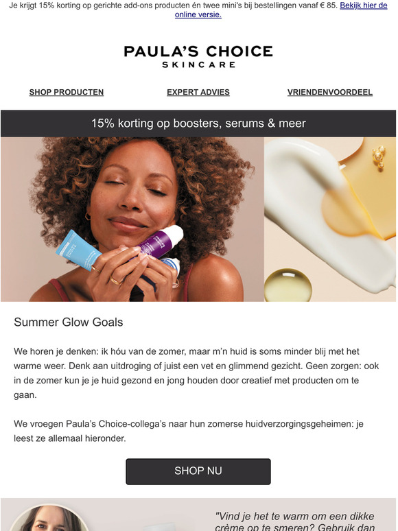 Paula's Choice Paula's Choicecollega's delen hun