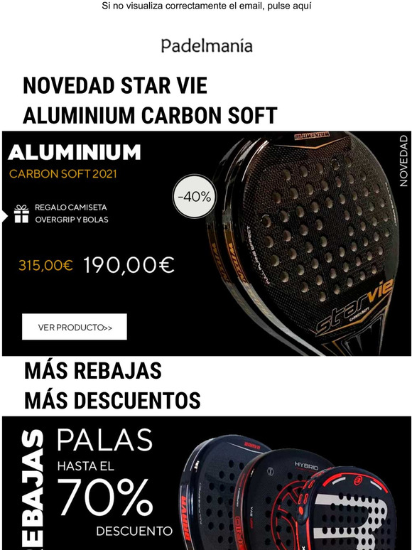 - 40% DTO Descubre la nueva Star Vie Aluminium Carbon!